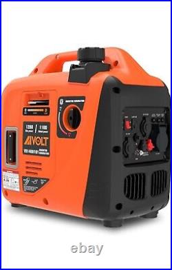 117AIVOLT 1200W Petrol Inverter Generator 4 Stroke Portable Silent Suitcase