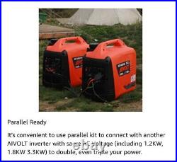 117AIVOLT 1200W Petrol Inverter Generator 4 Stroke Portable Silent Suitcase