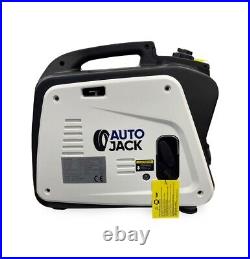 1800W Petrol Inverter Generator Quiet Camping Suitcase Power Supply 12V Autojack