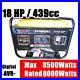 18HP Rated 8000W Max 8500W Single Phase Generator 4 Stroke Portable Petrol