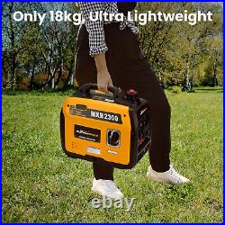 1.8KW-2.3KVA Generator Petrol Inverter Portable Suitcase Silent 18.5KG Camping