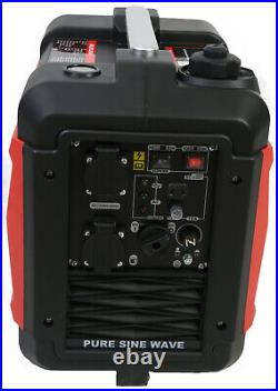 2000W Petrol Inverter Generator Silent Portable 4 Stroke Engine Camping 1700W