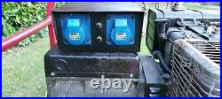 4KVA Briggs and Stratton 8HP Petrol generator 240V and 110V