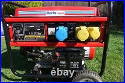 4,5 KVA Clarke FG4050ES 4.5 KVA Portable Petrol Generator C/W Electric Start