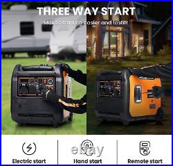 5500W Portable Inverter Generator Petrol Silent Pure Sine Wave Generator for Cam