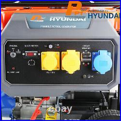 7.9kWith9.8kVA Electric Start Petrol Generator P10000LE Hyundai Engine GRADED