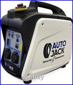 Autojack 1800W Quiet Portable Petrol Generator 4-Stroke Suitcase Inverter