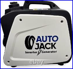 Autojack Petrol Generator Quiet Portable Suitcase Inverter 4 Stroke 800W Camping