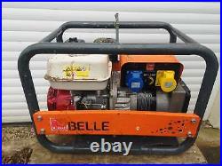 Belle GPX3400 3.4kVA Generator with a Honda Petrol Engine, 230/110V, Year 2018