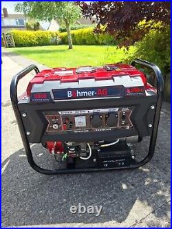 Böhmer-AG 6500W-e Petrol Generator with Electric start Portable Outdoor 4 stroke