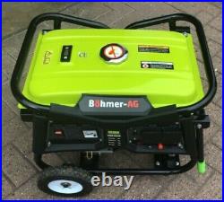 Böhmer-AG WX3800K 3000W Petrol Generator only 4 hours use Excellent Condition