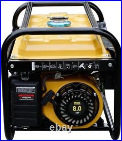 Brand New G6500W 3.4kVa 2800W 8HP 4 Stroke Petrol Engine Generator Portable