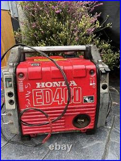 Camping portable project petrol Honda ED400 suitcase generator spares in derby