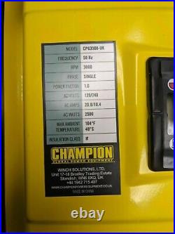 Champion 2800W Petrol Generator CPG3500- collection only