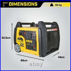 Champion 3500 Watt Inverter Petrol Generator Premier Portable For Camping Power