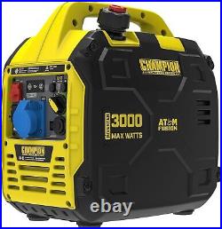 Champion Atom Fusion 3000W Portable Petrol Inverter Generator Ultra-Quiet Power