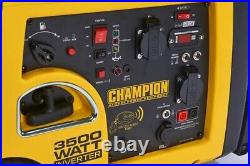 Champion Electric Start 3500W Premium Petrol Inverter Generator 3 Year Warranty