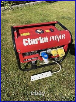 Clarke PG3800ADV 3kVA Dual Voltage Petrol Generator collection only please