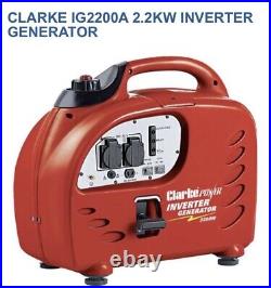 Clarke Power IG2200 2.2kW Inverter Generator Euro 5 Compliant