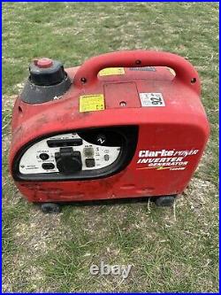 Clarke Power Inverter Generator 1000W Petrol IG1000 Portable 230V Red Black