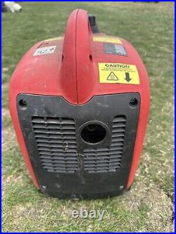 Clarke Power Inverter Generator 1000W Petrol IG1000 Portable 230V Red Black