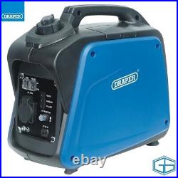 Draper 1kw Portable Petrol Inverter Generator 230v And 12v, 98800 Ex Display