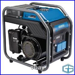 Draper Petrol Inverter Generator Open Frame 2.8kw 40cc, Stock No 61786