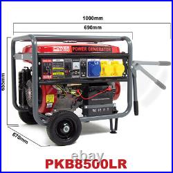 Ex Display 6500w Petrol Generator 15HP Electric Start PowerKing PKB8500E