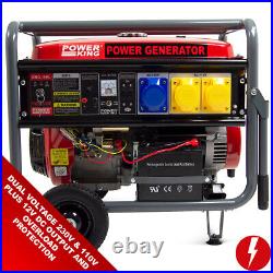 Ex Display 6500w Petrol Generator 15HP Electric Start PowerKing PKB8500E