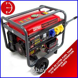 Ex Display 6500w Petrol Generator 15HP Electric Start PowerKing PKB8500E