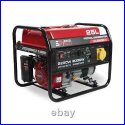 Excel Power 2.2kw 196cc Open Framed Petrol Generator With 2 Year Warranty