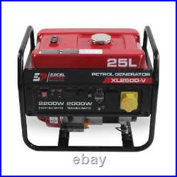 Excel Power 2.2kw 196cc Open Framed Petrol Generator With 2 Year Warranty