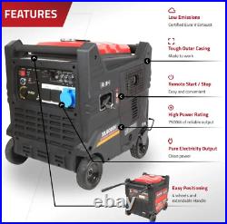 Excel Power Electric Start 7.5KW 459cc Portable Petrol Inverter Generator