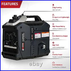 Excel Power Lightweight Pure Sine Wave 2kW Petrol Inverter Generator