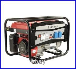 Fimous Petrol Generator 6800W 3.1 Kw 8HP Recoil Start 2 UK 240V Plug