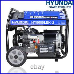Generator Petrol Electric Start Portable 14hp 7000w 7kw 8.75kVa 4 Stroke Hyundai