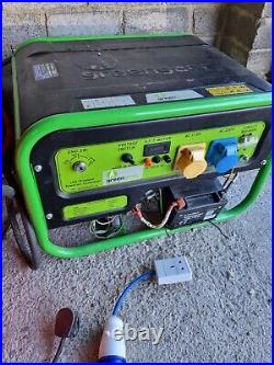 Greengear GE-3000UK 2.7kw Portable LPG Powered Generator Plus Gas Bottle