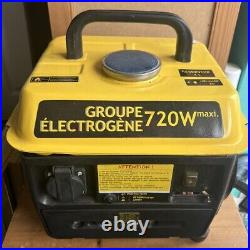 Groupe Electrogene 720w Portable Compact Petrol Generator H37 x L35cm