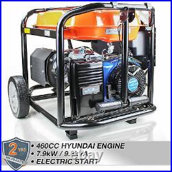 HYUNDAI Petrol Generator 7.9kW 7900W 9.8kVA Electric Start 230/115V P10000LE