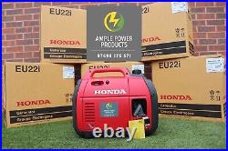 Honda EU22i Generator Inverter 2200W Petrol Silent Sinewave £1000 AMPLE POWER