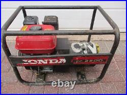 Honda Ec 2200 Generator Gx160 Petrol Engine 5.5hp 240v & 110v 2kva Power Output