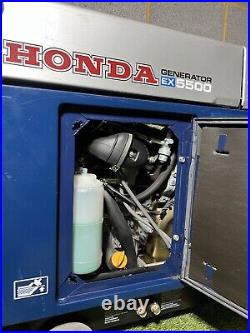 Honda Generator EX5500 Petrol 5500W Silent Run Liquid Cooled Beautiful Example