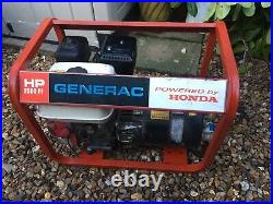 Honda hp 2500 generac generator