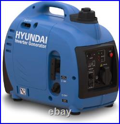Hyundai 1000w 50cc Quiet Petrol Inverter Generator, Compact, 1000W