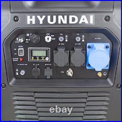 Hyundai 6600With6.6kW Remote Electric Start Petrol Portable Inverter Generator H