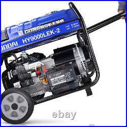 Hyundai 7kWith8.75kVa Recoil/Electric Start Petrol Generator HY9000LEK-2 GRADED