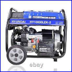 Hyundai Grade A+ HY10000LEK-2 8kWith10kVA Recoil / Electric Start Petrol Generator