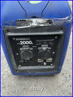 Hyundai HY2000 Si Petrol Inverter Generator Please read