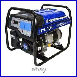 Hyundai HY2800L-2 2.2kWith2.75kVa Recoil Start Site Petrol Generator