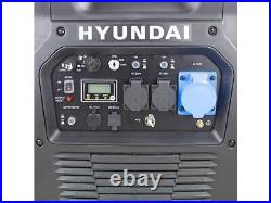 Hyundai HY6500SEi 6600With6.6kW Petrol Portable Inverter Generator